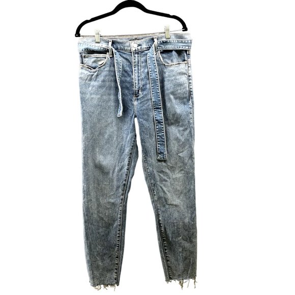 Abercrombie & Fitch Denim - Abercrombie & Fitch Ultra High Rise Super Skinny Ankle Jean Sz 32/14R Tie Waist